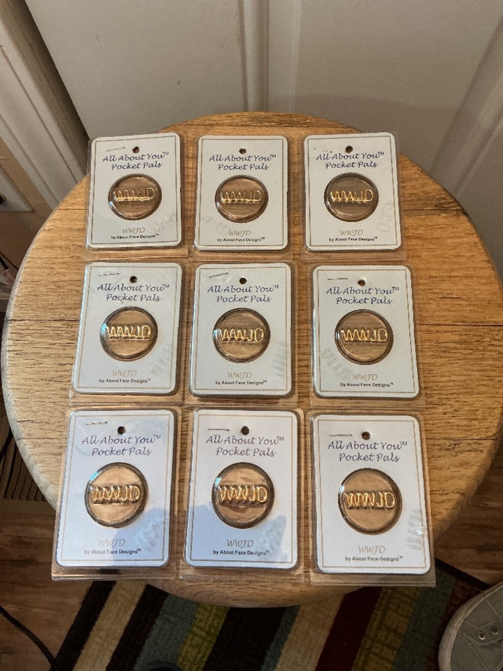 New 9 WWJD All About You Pocket Pals Stones